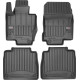 Car rubber floor mats black MB GLS-class II X167 (2019-...) 3D FROGUM