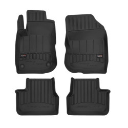 Car rubber floor mats black PEUGEOT 2008 (2013-...) 3D FROGUM