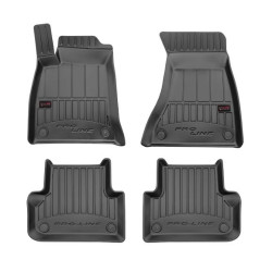 Car rubber floor mats black AUDI A4 (2016-...) 3D FROGUM