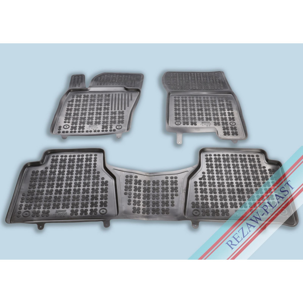 Car rubber floor mats black MB X-class (2017-...) 201725