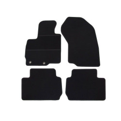 Alfombrillas textiles negras para coche MITSUBISHI OUTLANDER II (2007-2012) ELEGANT