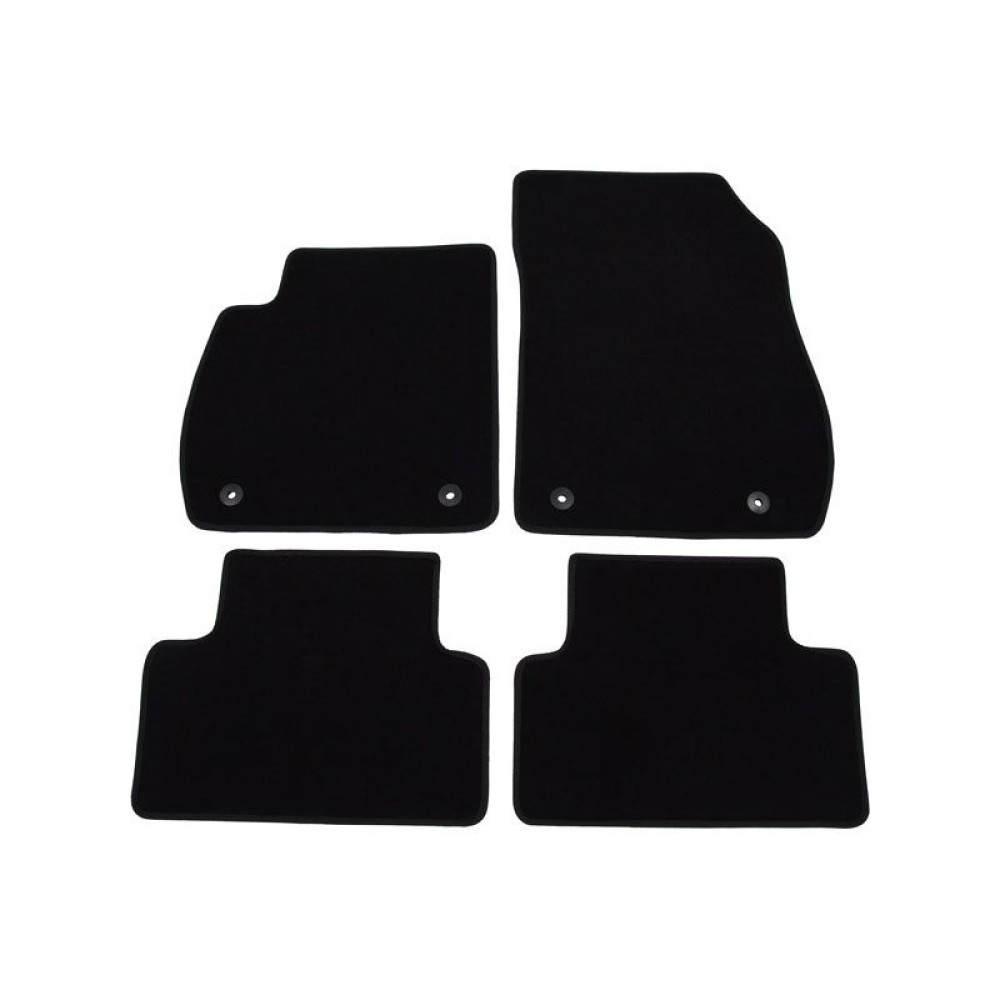 Car textile mats black OPEL ZAFIRA C (5s.) (2012-...) LUXUS