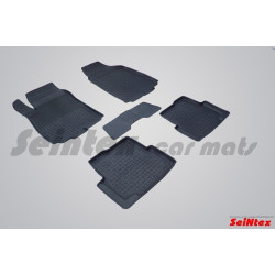 Alfombrillas de goma para coche negras SEINTEX *BORT* CHEVROLET AVEO II (2011-...)