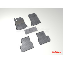 Car rubber floor mats black SEINTEX *STK* INFINITI Q30/QX30 (2015-...)