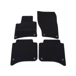 Alfombrillas textiles negras para coche VW TOUAREG II (2010-2018) ELEGANT