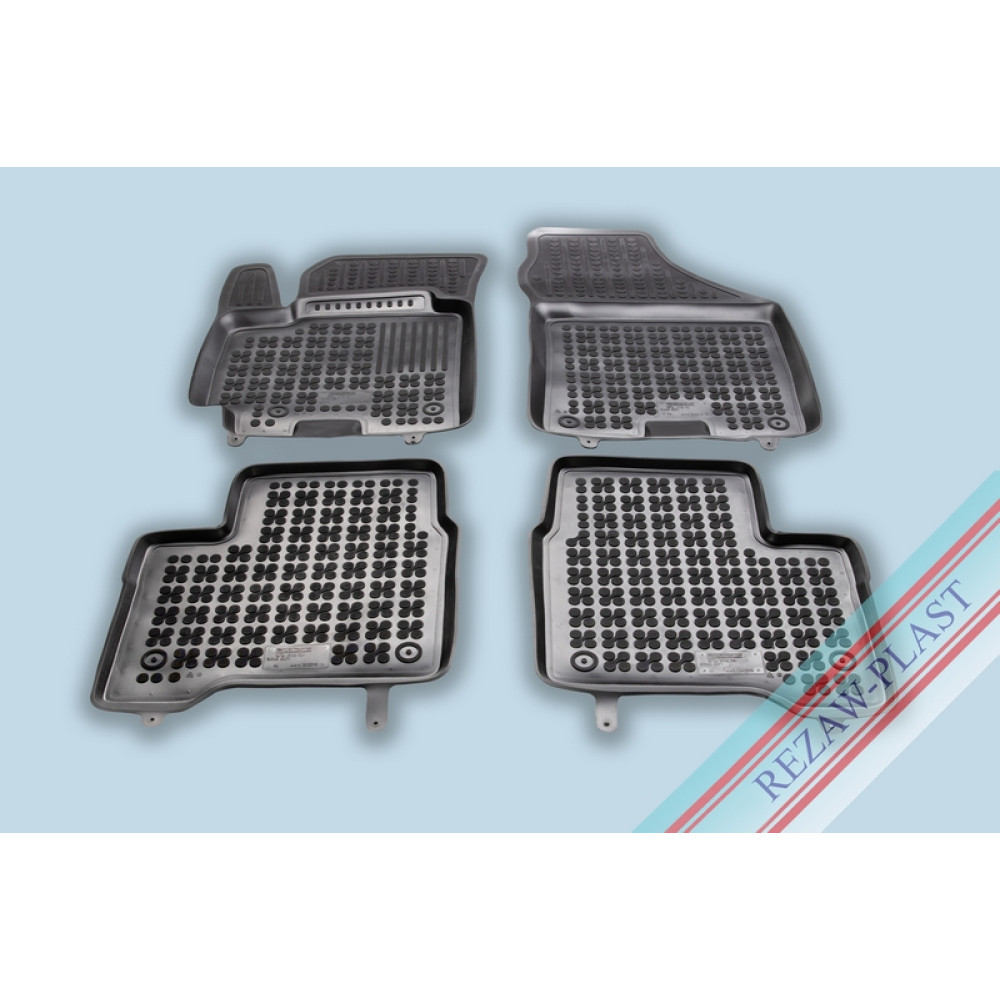 Car rubber floor mats black SUZUKI SWIFT (2017-...) 202213