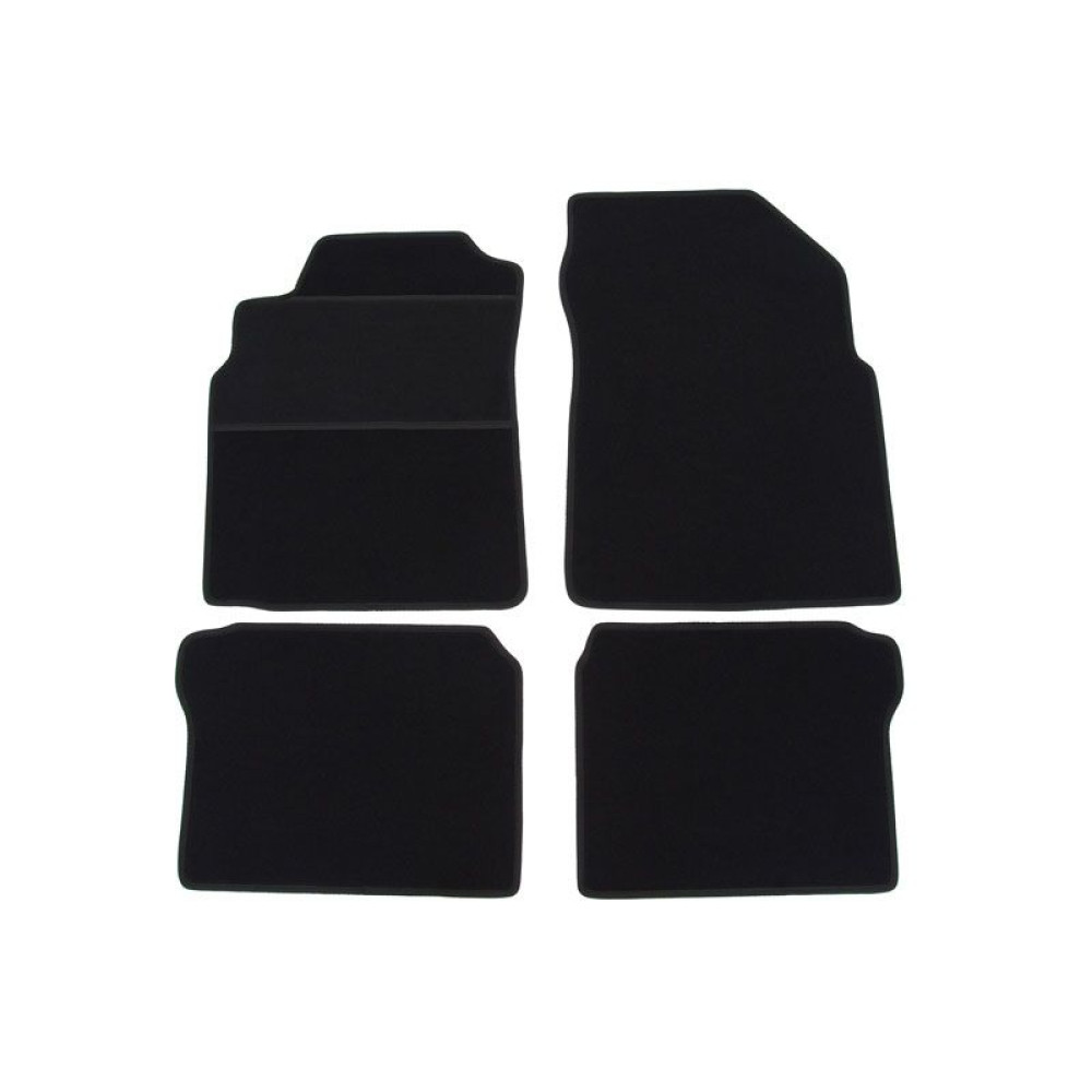 Car textile mats black NISSAN PRIMERA (2002-2008) ELEGANT