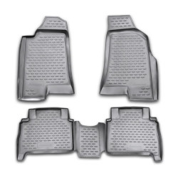 Car rubber floor mats black NOVLINE HUMMER H3 (2005-...)