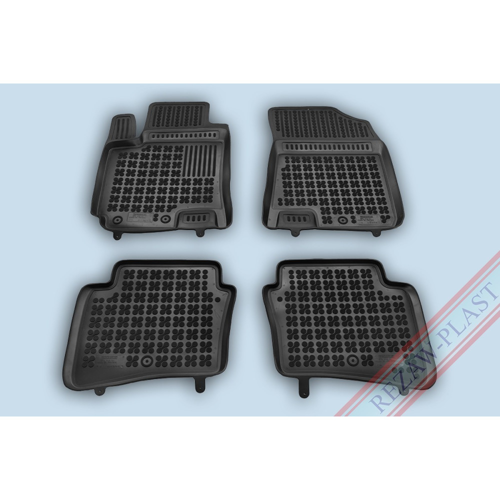 Car rubber floor mats black HYUNDAI i20 II (2015-...) 201616