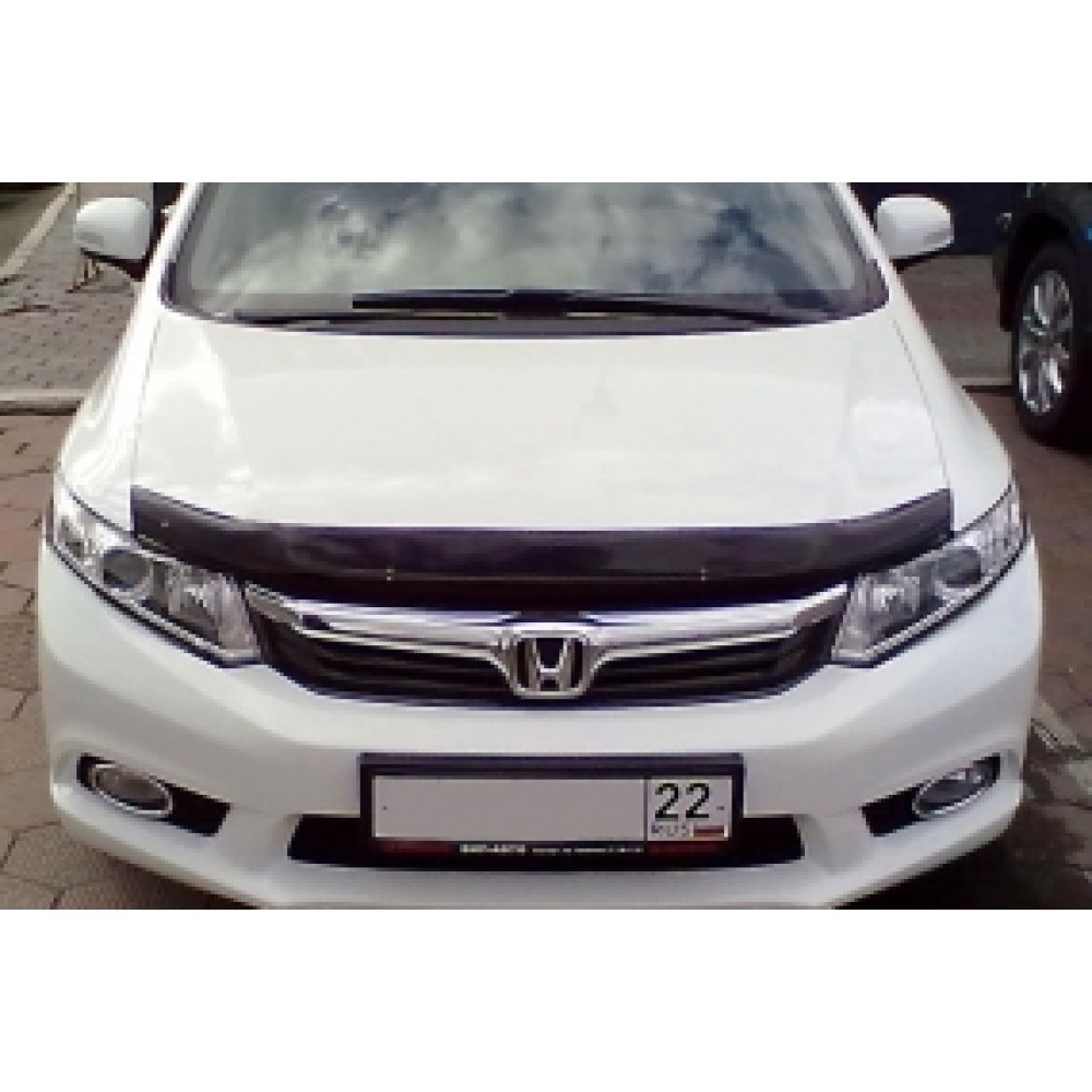 Hood guard black HONDA CIVIC SD (2012-...) SIM