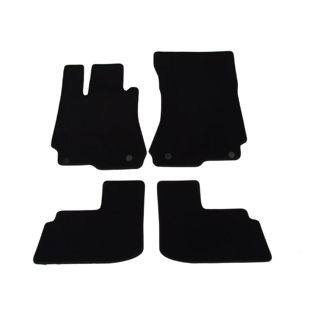 Car textile mats black MB CL-Class C216 (2007-2013) LUXUS