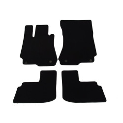 Alfombrillas textiles negras para coche MB Clase CL C216 (2007-2013) LUXUS