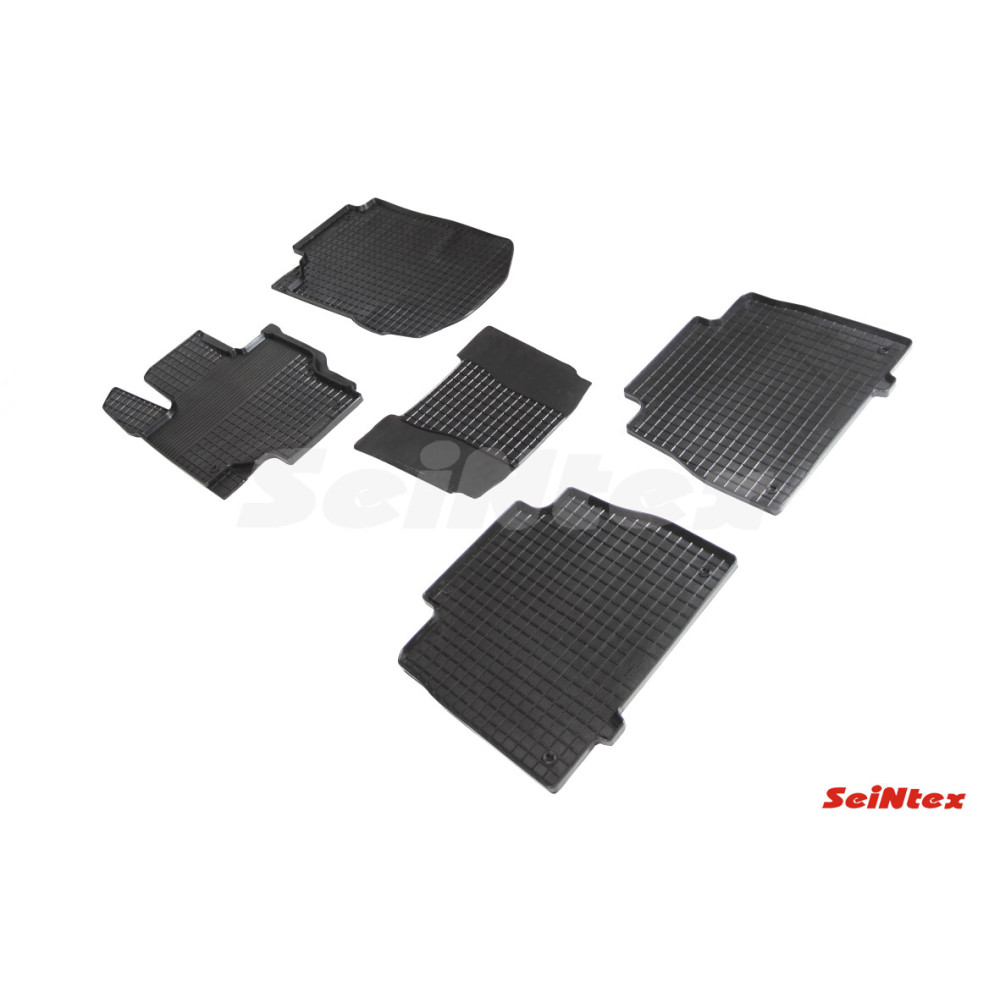 Car rubber floor mats black SEINTEX *STK* MB GLE-class II Coupe (2019-...)
