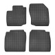 Car rubber floor mats black HONDA CIVIC HB (2012-2017) NEGRO