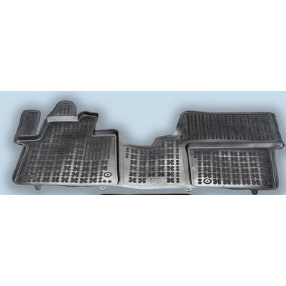 Car rubber floor mats front black PEUGEOT TRAVELLER (2017-...) 201229P