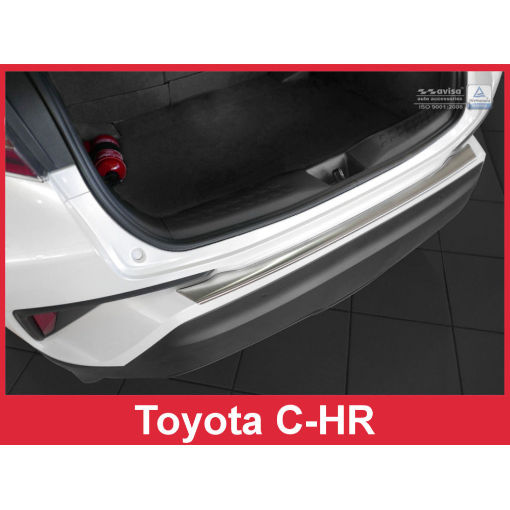 Chrome rear bumper pad TOYOTA C-HR (2016-...) 2/35703