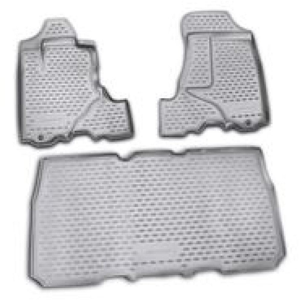 Car rubber floor mats black NOVLINE HONDA ELEMENT (2003-...)