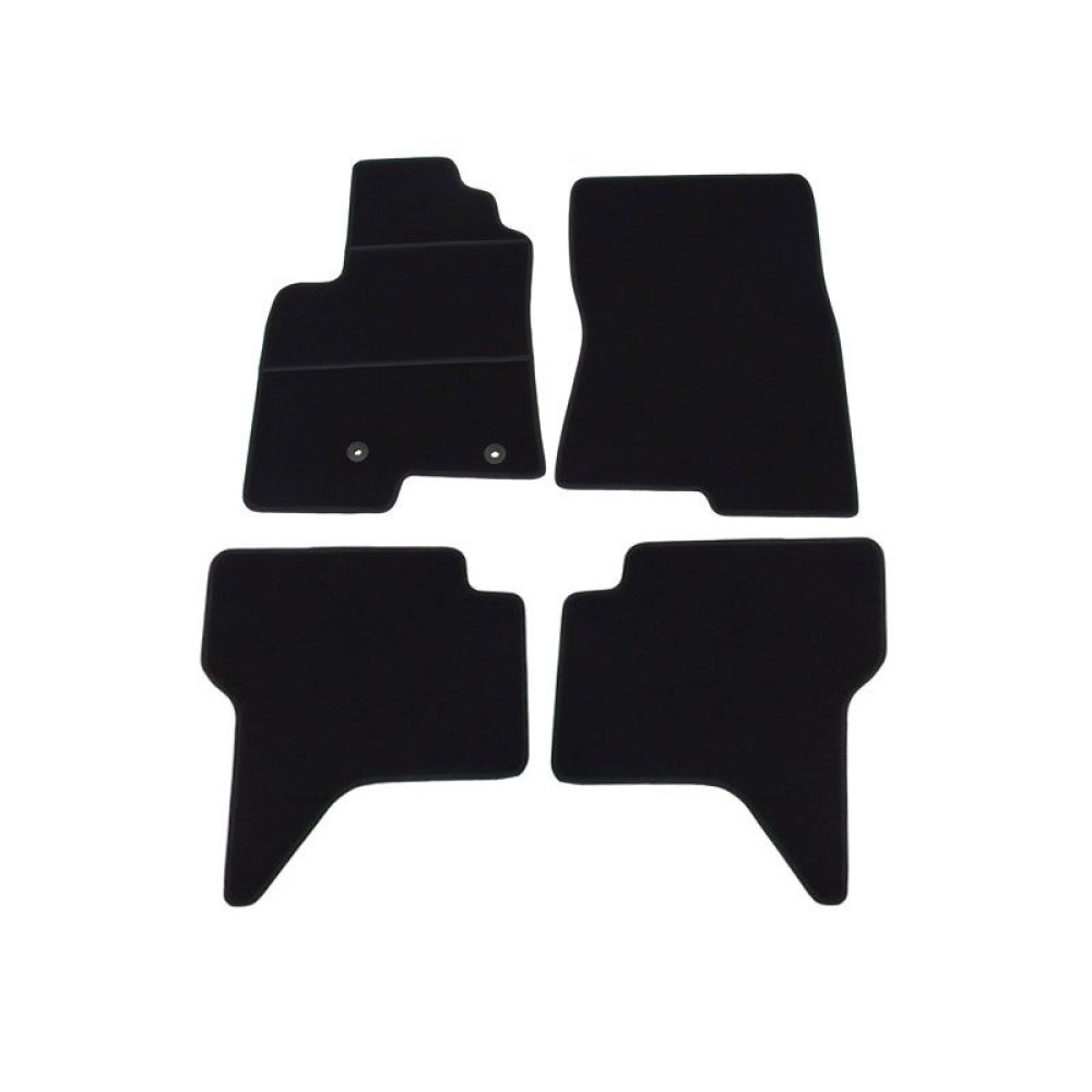 Car textile mats black MITSUBISHI PAJERO IV (2007-...) ELEGANT