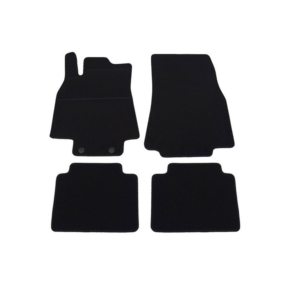 Car textile mats black MB B-class W245 (2005-2011) ELEGANT