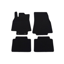 Alfombrillas textiles negras para coche MB Clase B W245 (2005-2011) ELEGANT