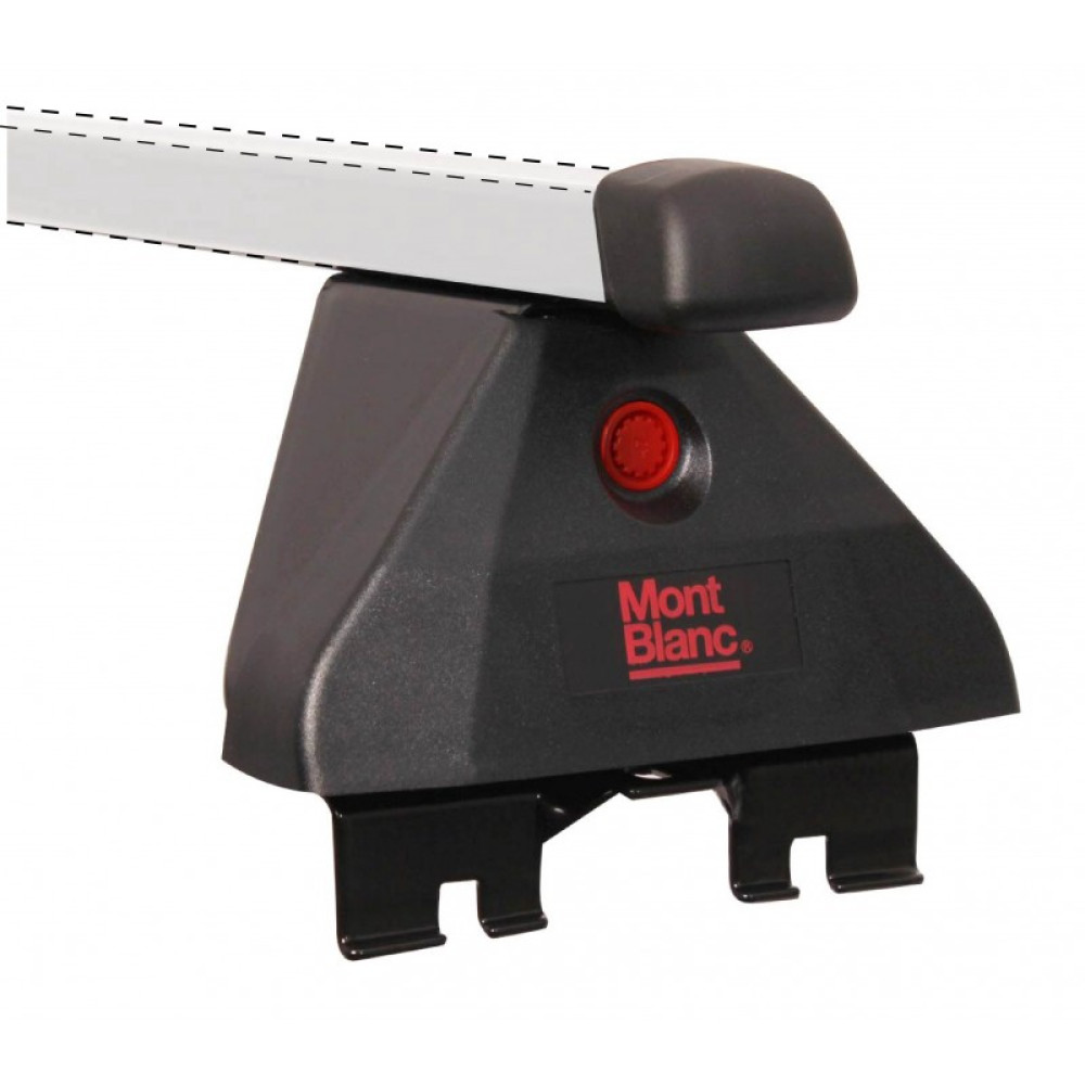Car roof rack MONT BLANC FLEX *ALU* MB R-class W251 with fix points (2006-2013)