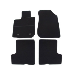 Alfombrillas textiles negras para coche DACIA LOGAN (2004-2013) ELEGANT