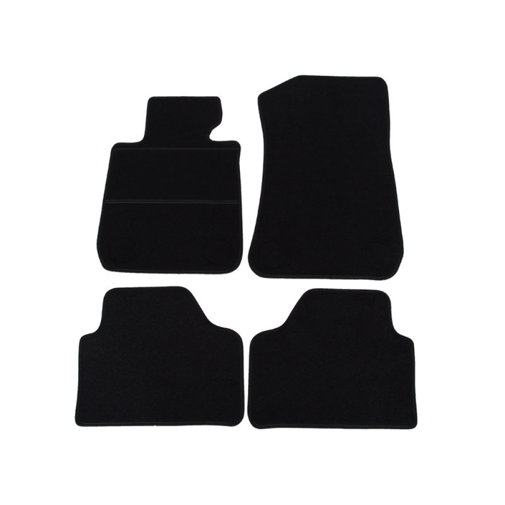 Car textile mats black BMW X1 E84 (2009-2016) ELEGANT