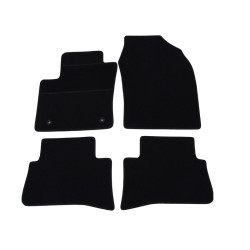Car textile mats black TOYOTA C-HR (2016-...) ELEGANT