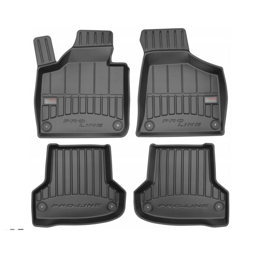 Car rubber floor mats black AUDI A3 (2003-2012) 3D FROGUM