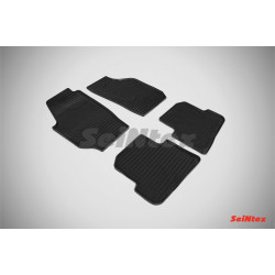Alfombrillas de goma negras SEINTEX *STK* SKODA FABIA II (2007-2014)