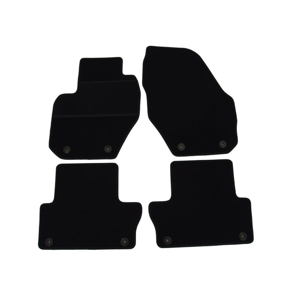 Car textile mats black VOLVO XC60 (2008-2016) ELEGANT