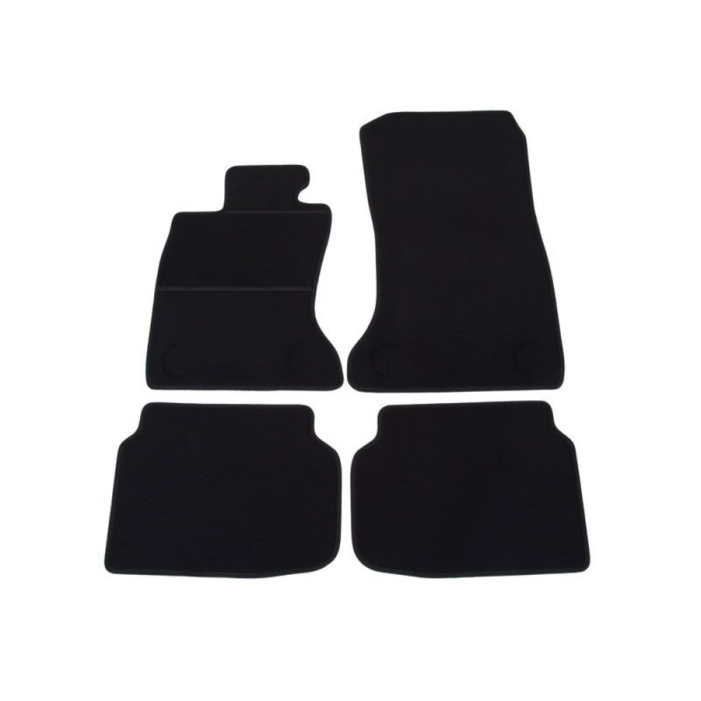 Car textile mats black BMW 7 F01 (2008-2015) ELEGANT