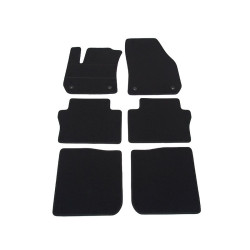 Alfombrillas textiles negras para coche OPEL ZAFIRA B (7s.) (2005-2012) ELEGANT