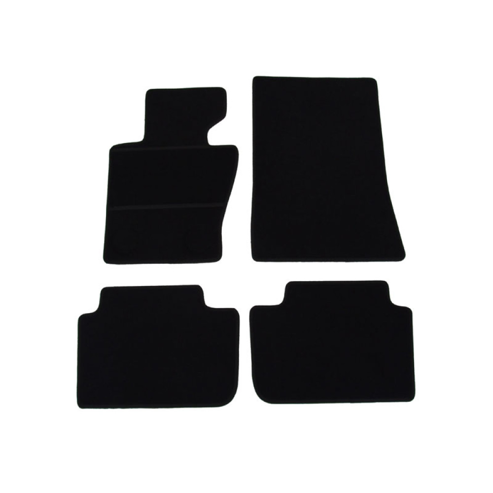 Car textile mats black BMW X3 E83 (2004-2010) ELEGANT