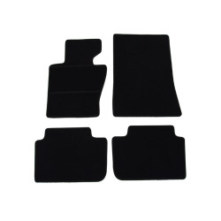 Car textile mats black BMW X3 E83 (2004-2010) ELEGANT