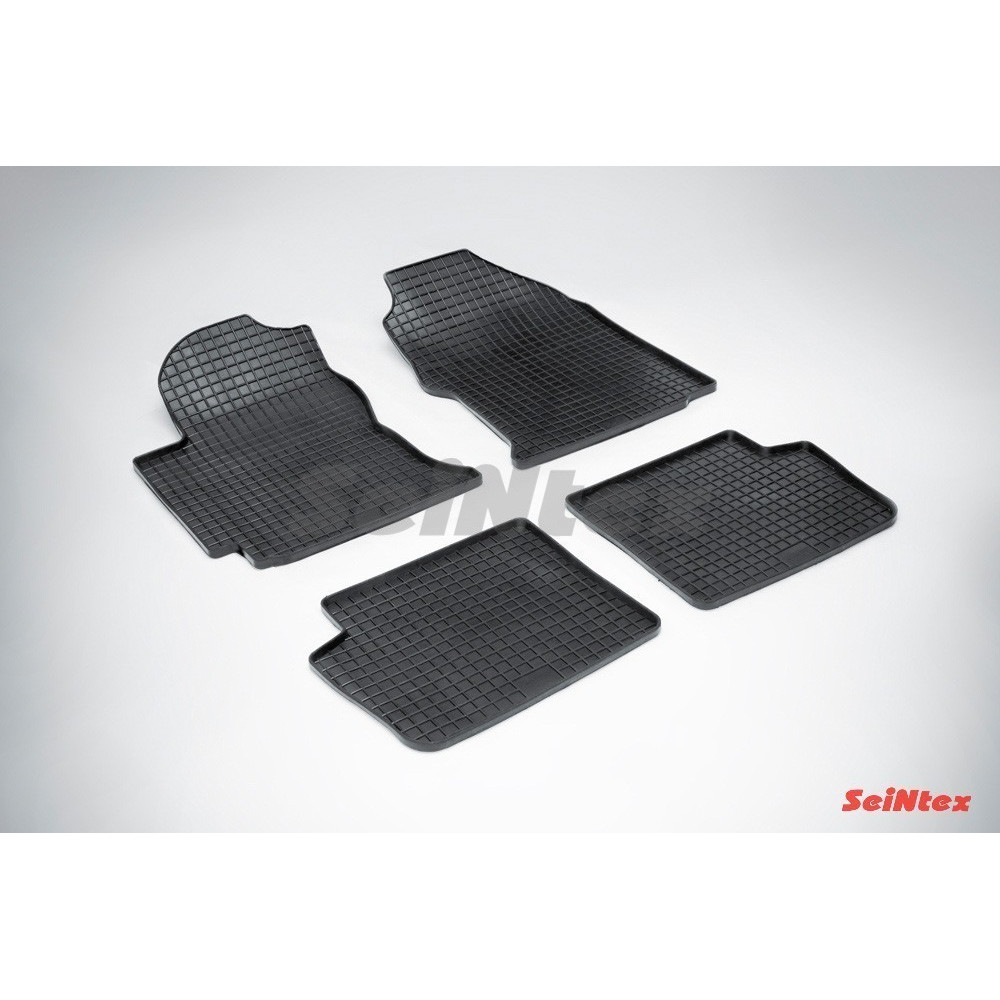 Car rubber floor mats black SEINTEX *STK* TOYOTA COROLLA (2001-2007)