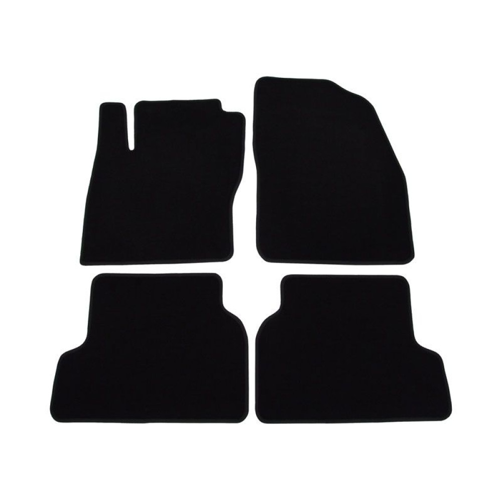 Car textile mats black FORD FOCUS II (2004-2011) LUXE