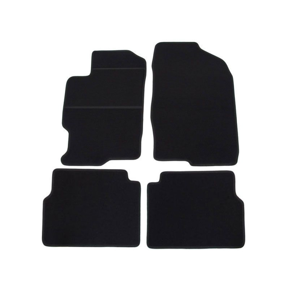 Car textile mats black MAZDA 6 (2002-2008) ELEGANT