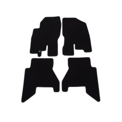Alfombrillas textiles negras para coche NISSAN PATHFINDER (5s.) (2005-2014) LUXUS
