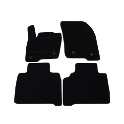 Car textile mats black FORD S-MAX (2015-...) ELEGANT