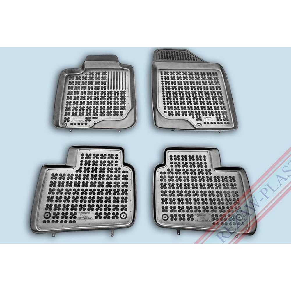 Car rubber floor mats black KIA MAGENTIS (2005-2010) 201004