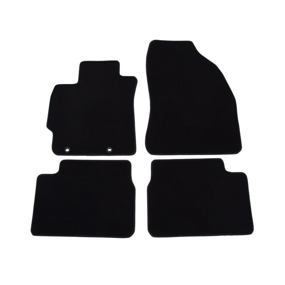 Car textile mats black TOYOTA COROLLA (2007-2013) LUXUS