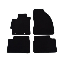 Car textile mats black TOYOTA COROLLA (2007-2013) LUXUS