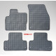 Car rubber floor mats black  LAND ROVER EVOQUE (2011-2018) C-CAR