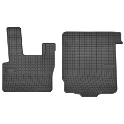 Car rubber floor mats black DAF CF 65/75/85 (2002-...) NEGRO