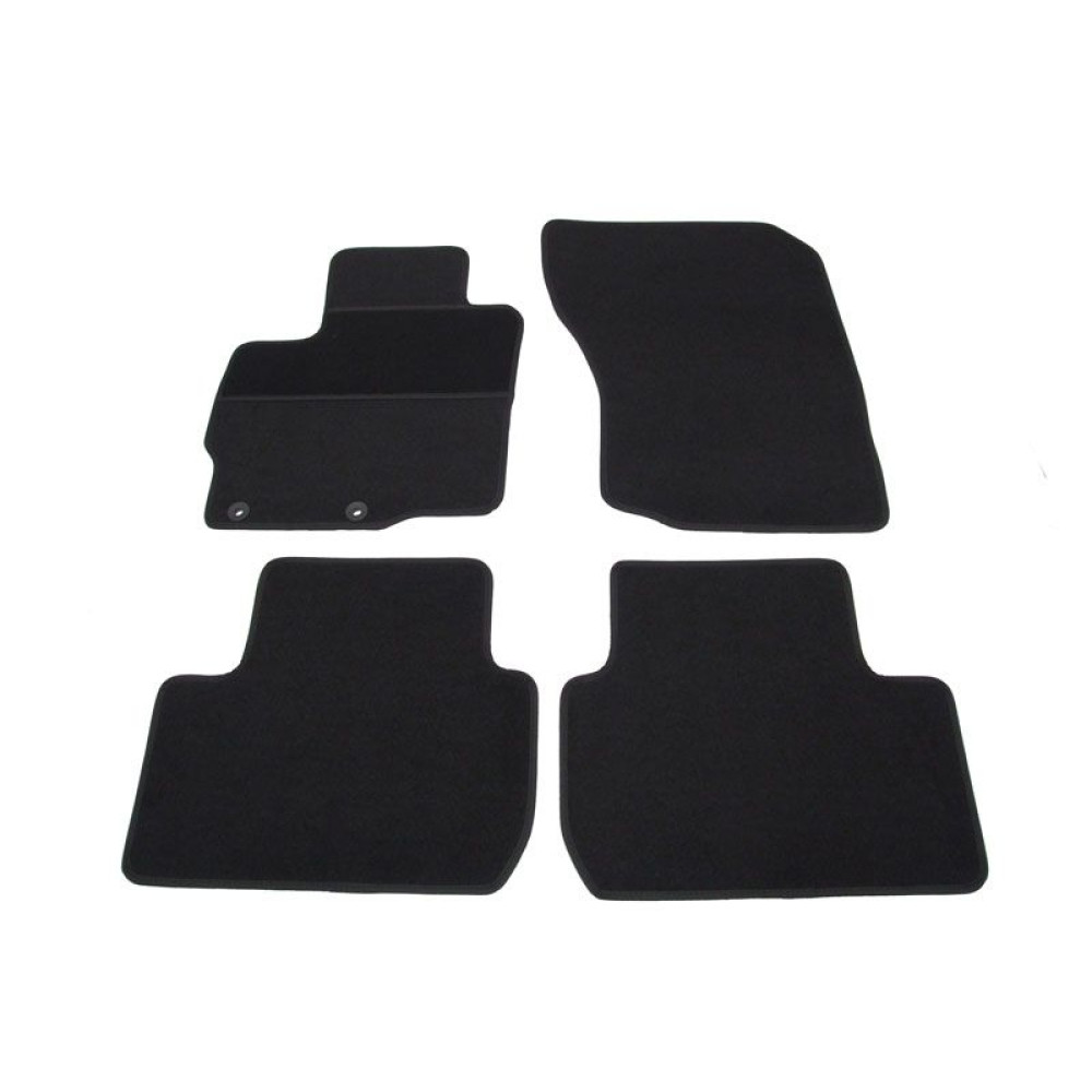 Car textile mats black MITSUBISHI OUTLANDER III (2012-...) ELEGANT