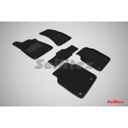 Car textile mats black 3D SEINTEX AUDI A8 Long (2010-...)