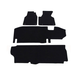 Alfombrillas textiles negras para coche VOLKSWAGEN T4 (9s.)(1996-2003) ELEGANT