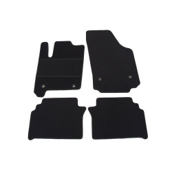 Alfombrillas textiles negras para coche OPEL MERIVA A (2003-2010) ELEGANT