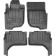 Car rubber floor mats black MITSUBISHI L200 (2015-...) 3D FROGUM
